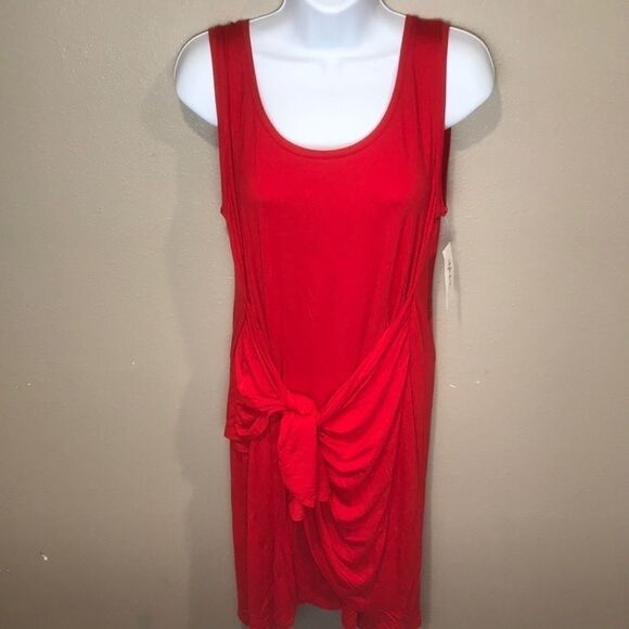 Style & Co Sleeveless Tie-Front Dress women’s size medium - Picture 2 of 5